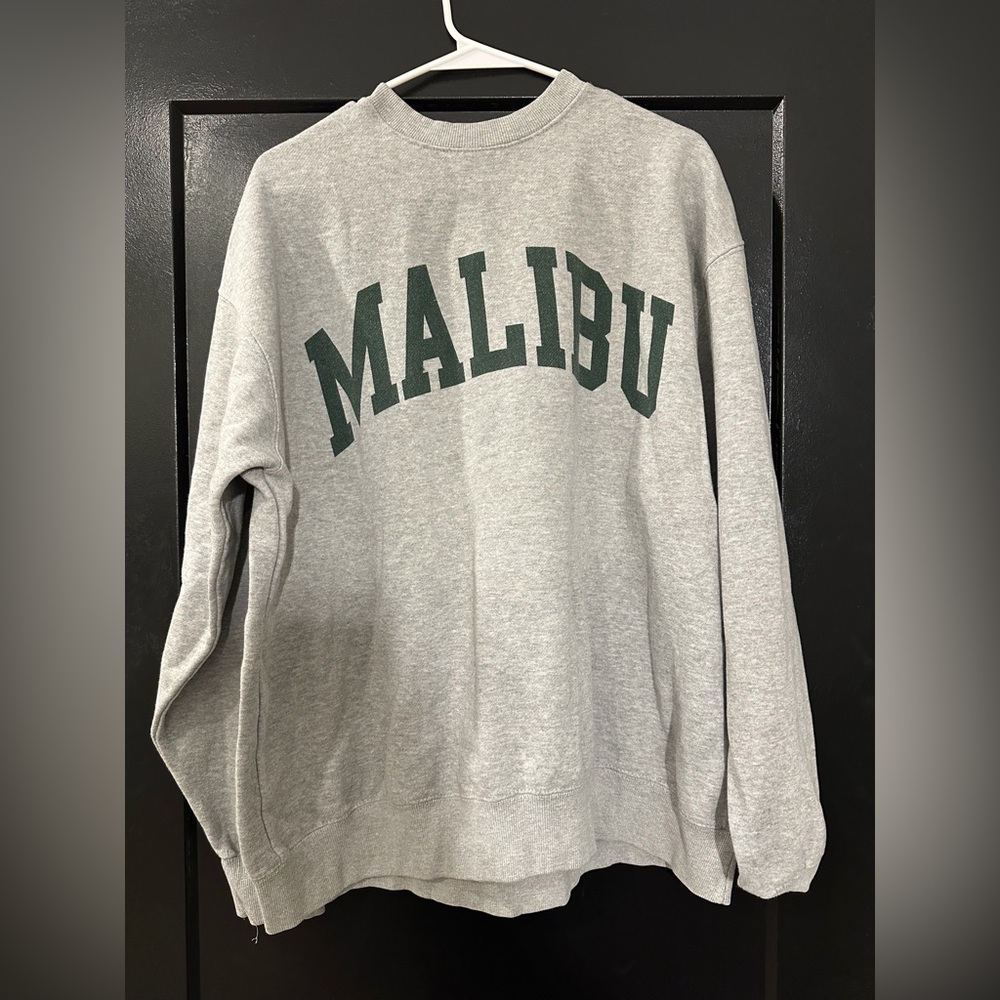 Brandy Melville Gray Malibu Sweatshirt